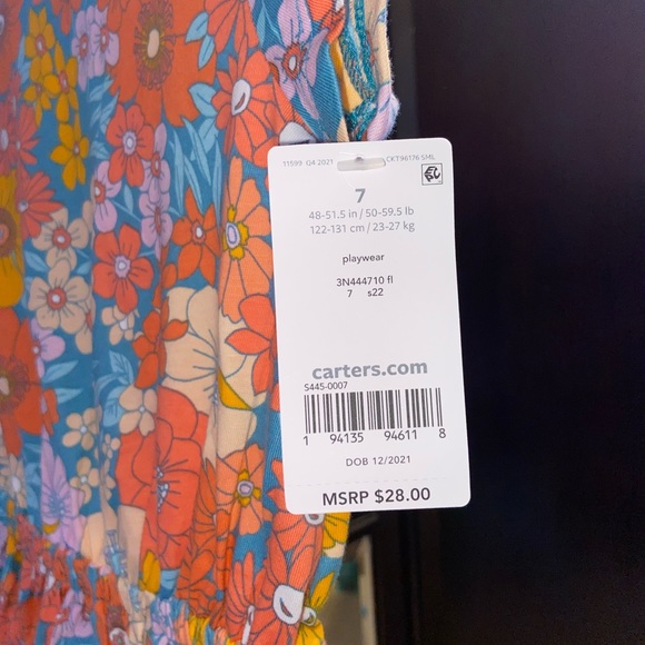 Carters little girls size 7 dress bundle- NWT - Picture 4 of 12